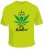 T-Shirt Hanfblatt bin total easy