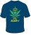 T-Shirt Hanfblatt bin total easy