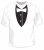 T-Shirt Motiv Hemd und Fliege